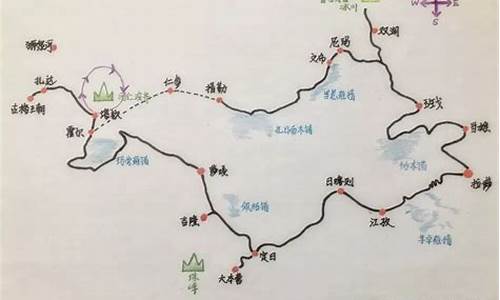 山东旅游路线图简笔画_山东旅游路线图简笔画大全